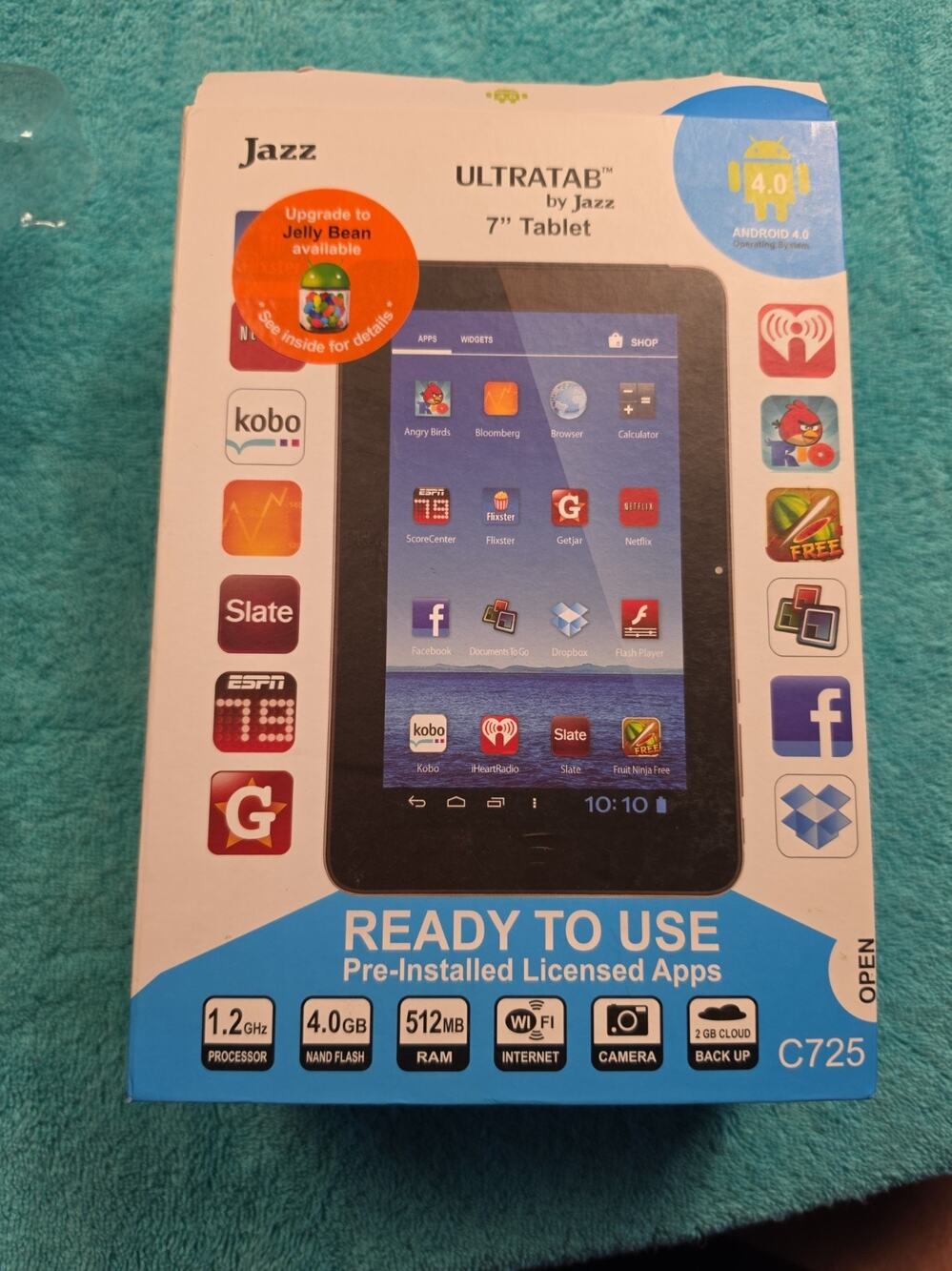 Brand New Digitac ULTRATAB JAZZ C725 7" | 4GB | Wi-Fi Tablet Silver